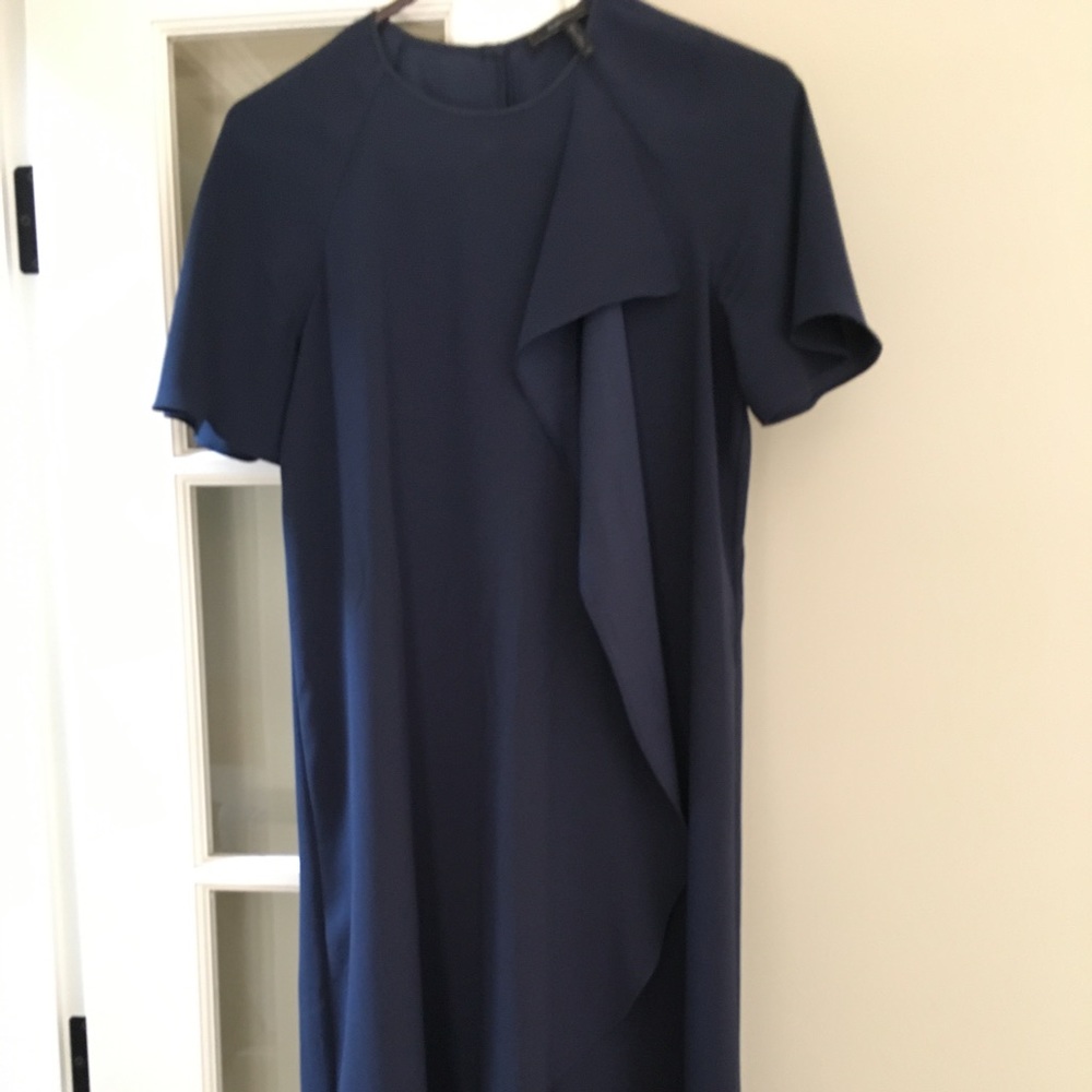BCBG MaxAriza Perri Draped Ruffle Dress XS